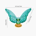 Glass butterfly drawer knob/Butterfly cabinet handle/Butterfly furniture hardware/nursery door handle/Children's decor/Butterfly door knob