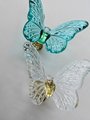 Glass butterfly drawer knob/Butterfly cabinet handle/Butterfly furniture hardware/nursery door handle/Children's decor/Butterfly door knob