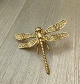 Solid brass dragonfly cabinet pull/Dragonfly drawer knob/Dragonfly drawer handle/brass furniture hardware/home improvement/Gold Door handle