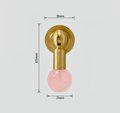 Crystal and gold brass drop handle/Semi precious stone drop drawer pull/Brass cabinet pull/Crystal furniture hardware/Dresser door handle