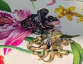 Gold or bronze octopus cabinet pull/Brass Kracken drawer knob/Octopus drawer handle/quirky furniture hardware/deep sea door knob/Fun handles