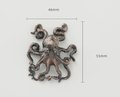 Gold or bronze octopus cabinet pull/Brass Kracken drawer knob/Octopus drawer handle/quirky furniture hardware/deep sea door knob/Fun handles