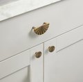 Oil Rubbed Bronze Sun Ray Cabinet Pull/Bronze Art Deco Door Handle/Semi circle drawer Knob/Brass furniture hardware/Aged Brass Drawer Pull