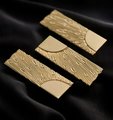 Gold brass sunray design rectangle bar handles/Gold sun ray drawer pull/kitchen cabinet handles/Brass door handles/Bronze furniture hardware