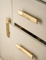 Gold brass sunray design rectangle bar handles/Gold sun ray drawer pull/kitchen cabinet handles/Brass door handles/Bronze furniture hardware