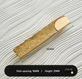 Gold brass sunray design rectangle bar handles/Gold sun ray drawer pull/kitchen cabinet handles/Brass door handles/Bronze furniture hardware