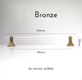 Aged brass and clear lucite cabinet bar pull handle/Acrylic drawer handle/lucite furniture hardware/brass transparent resin cabinet handle