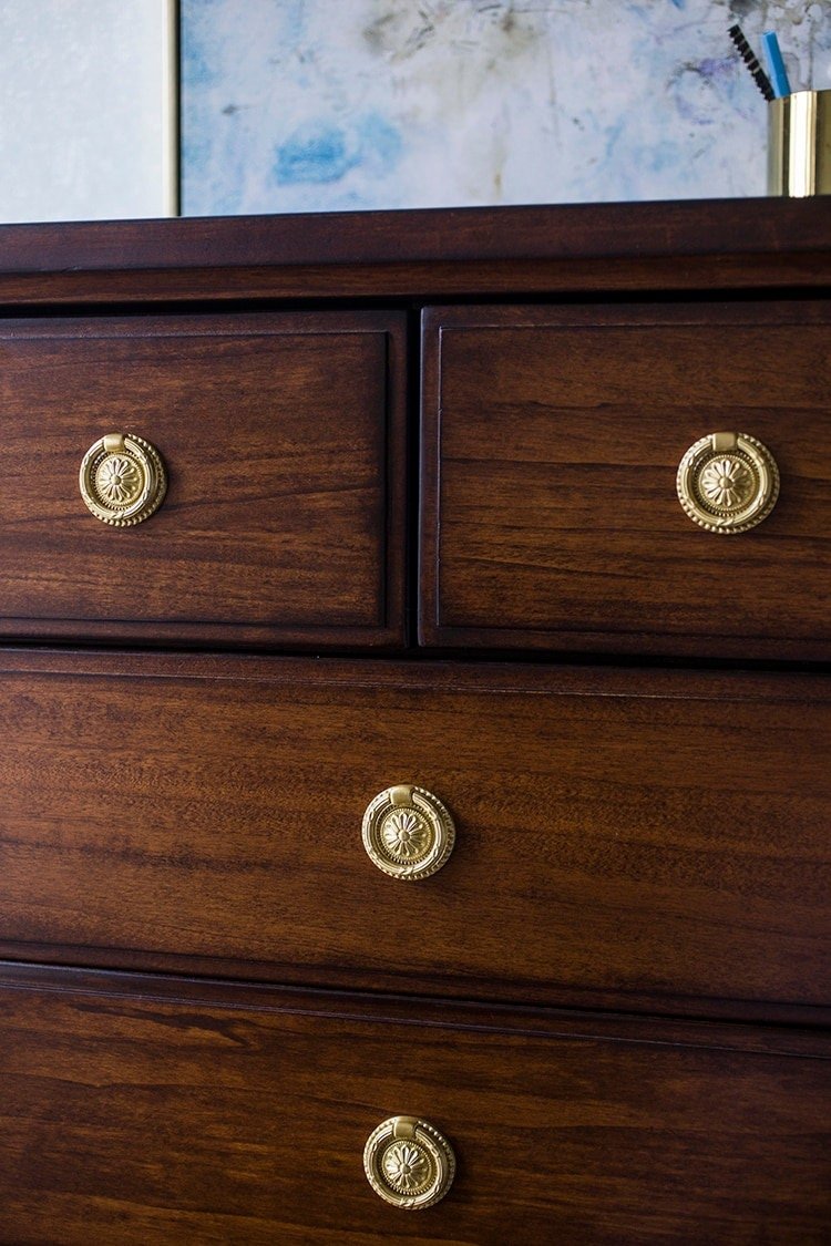 Regency style gold brass ring cabinet Pull/antique style door handle/ornate door knob/gold furniture hardware/decorative gold drawer pull