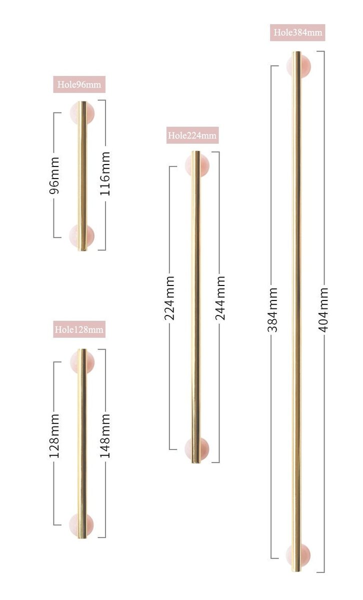 Shiny gold brass bar handle resting on semi precious stone balls/colourful cabinet handle/stone furniture hardware/crystal drawer pull