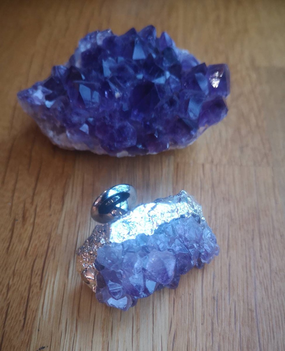 Silver Purple Amethyst Crystal cabinet pull/gemstone door knob/quartz crystal door handle/amythest drawer pull/silver furniture hardware