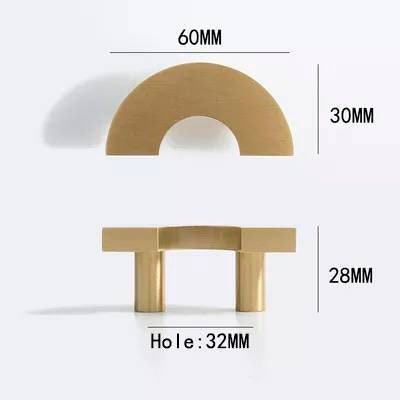 Brass and crystal semi circle shaped handle/pink or white stone ball drawer pull/retro drawer handle/wardrobe door handle/gold cabinet knob