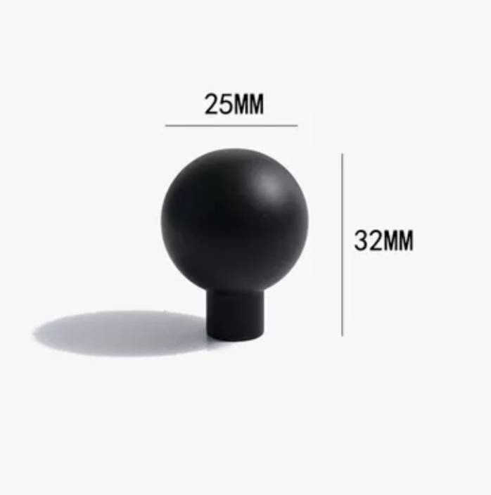 Matte black solid brass cabinet bar handle/Matte black brass drawer pull/Black kitchen hardware/Modern furniture hardware/black door handle