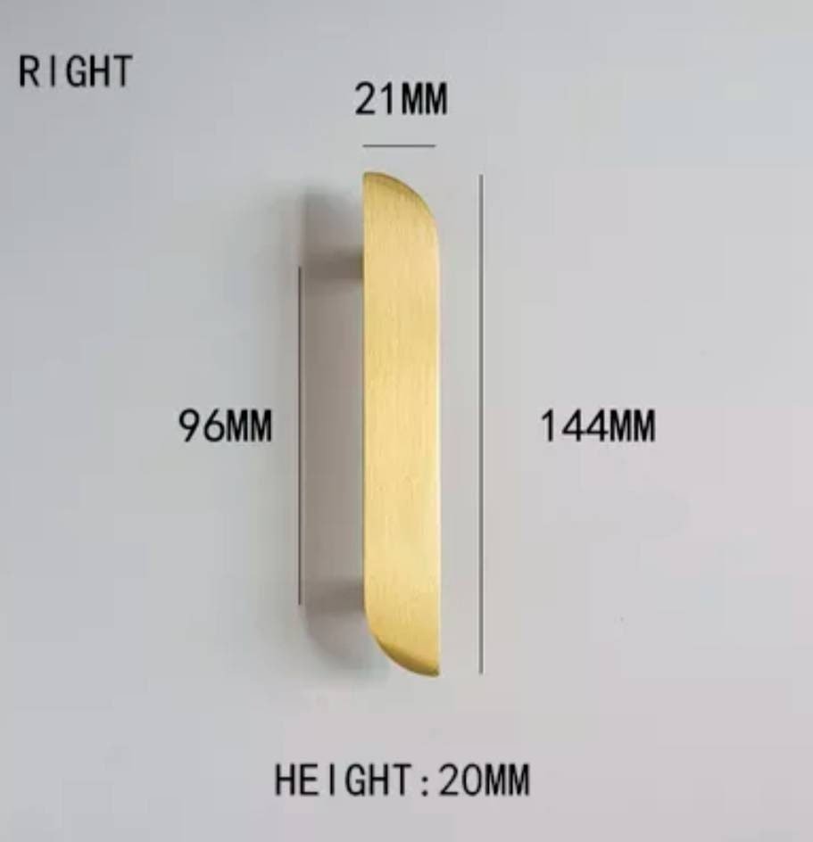 Gold brass geometric shape bar handle and knobs/modern gold gold brass hardware/gold brass drawer pull/Gold kitchen hardware/mcm hardware