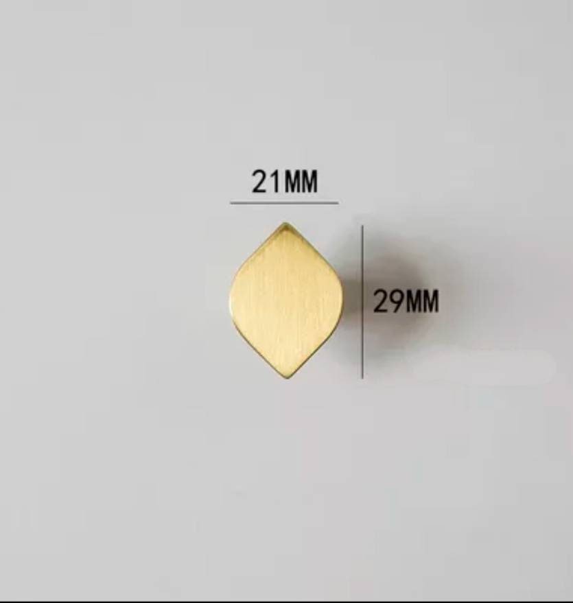 Gold brass geometric shape bar handle and knobs/modern gold gold brass hardware/gold brass drawer pull/Gold kitchen hardware/mcm hardware