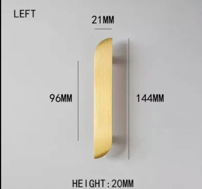 Gold brass geometric shape bar handle and knobs/modern gold gold brass hardware/gold brass drawer pull/Gold kitchen hardware/mcm hardware