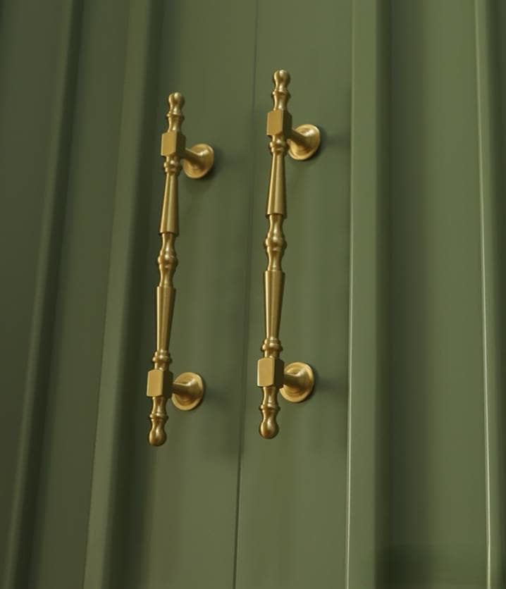 Matte gold geometric shapes bar handle/Gold brass cabinet pull/Brass kitchen door handle/Bar drawer pull/furniture hardware/home improvement