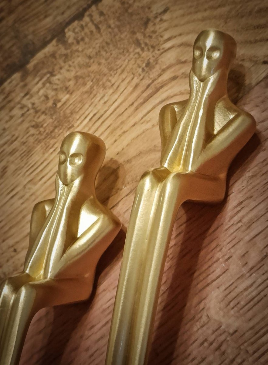 Gold brass thinking man cabinet handle/man shaped figure door handle/abstract man figurine drawer handle/unusual brass furniture hardware