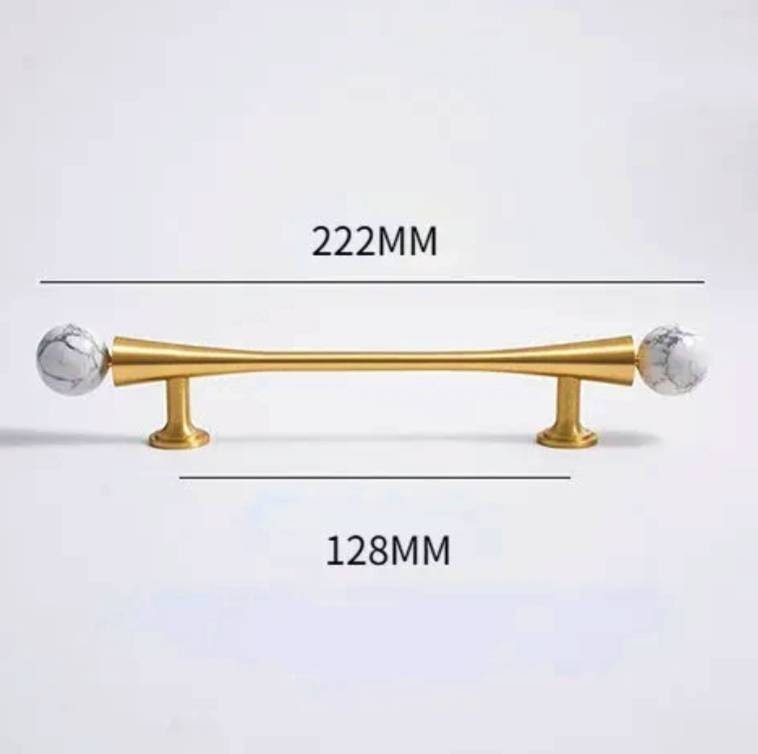Gold scroll shaped cabinet handle with crystal detail/Solid brass and gem drawer pull/Crystal door handle/wardrobe handle/Stone door knob