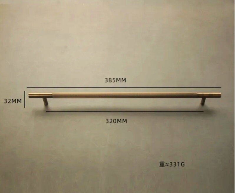 bronze knurled bar handles/bronze cabinet handles/aged brass drawer pulls/bronze cabinet door handle/hardware for kitchens/modern hardware
