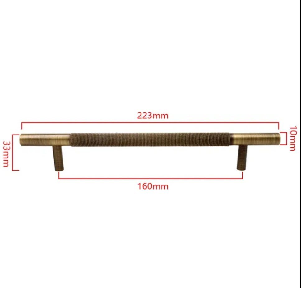 bronze knurled bar handles/bronze cabinet handles/aged brass drawer pulls/bronze cabinet door handle/hardware for kitchens/modern hardware