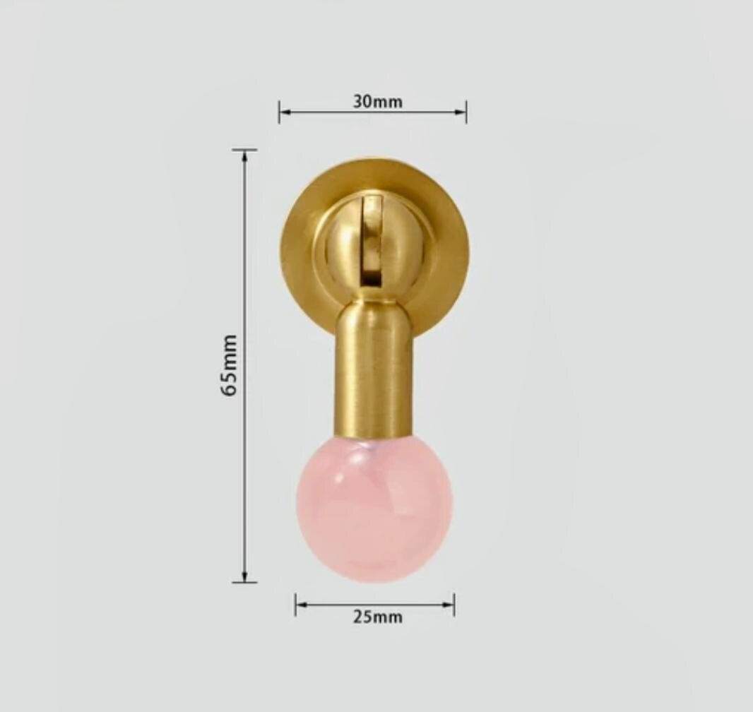 Crystal and gold brass drop handle/Semi precious stone drop drawer pull/Brass cabinet pull/Crystal furniture hardware/Dresser door handle