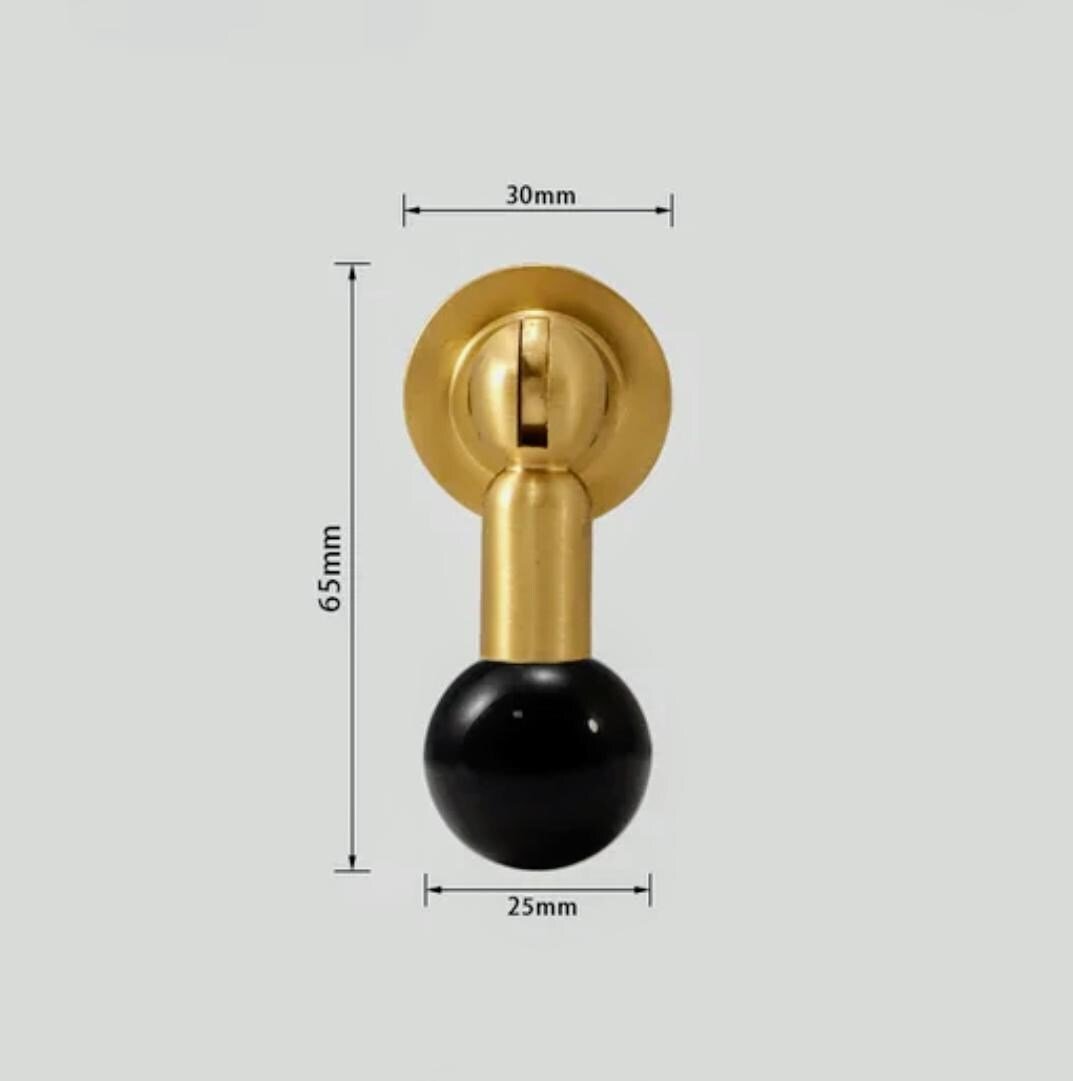 Crystal and gold brass drop handle/Semi precious stone drop drawer pull/Brass cabinet pull/Crystal furniture hardware/Dresser door handle